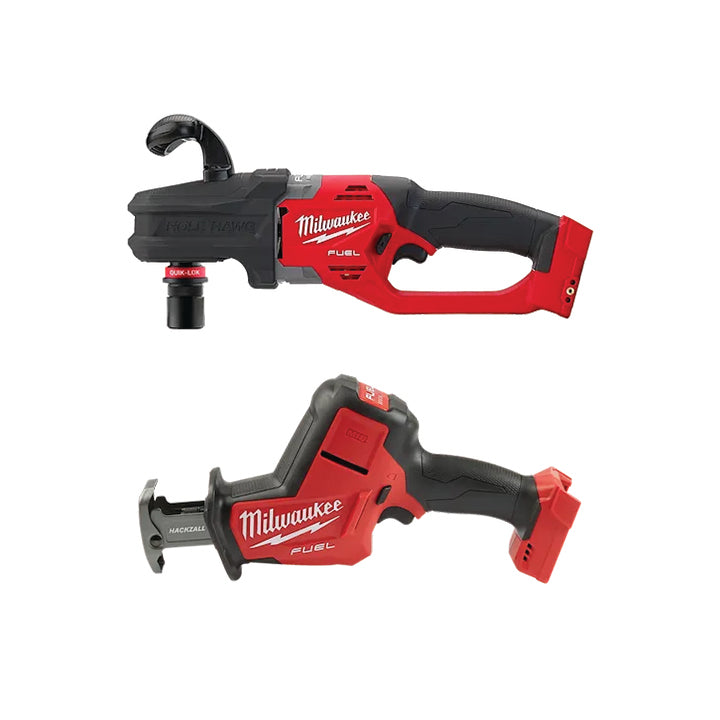 MILWAUKEE M18 FUEL™ HOLE HAWG® Right Angle Drill w/ QUIK-LOK™ & FREE M18 FUEL™ HACKZALL®