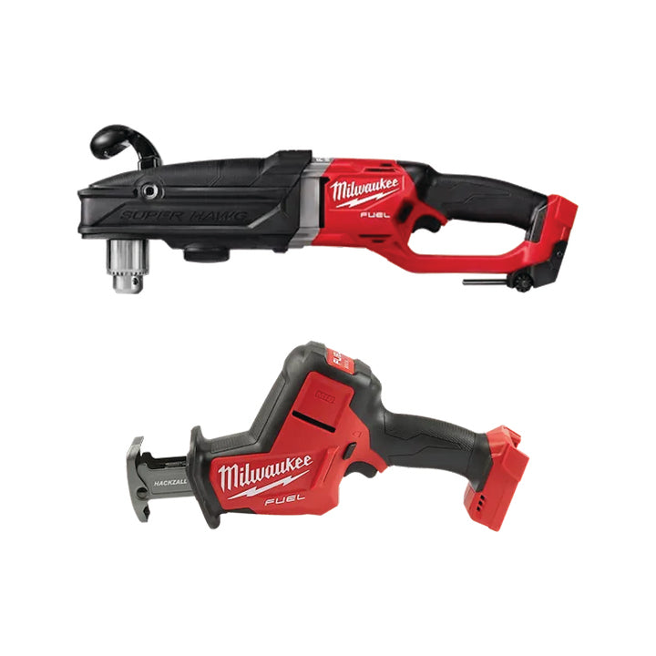 MILWAUKEE M18 FUEL™ SUPER HAWG™ 1/2" Right Angle Drill & FREE M18 FUEL™ HACKZALL®