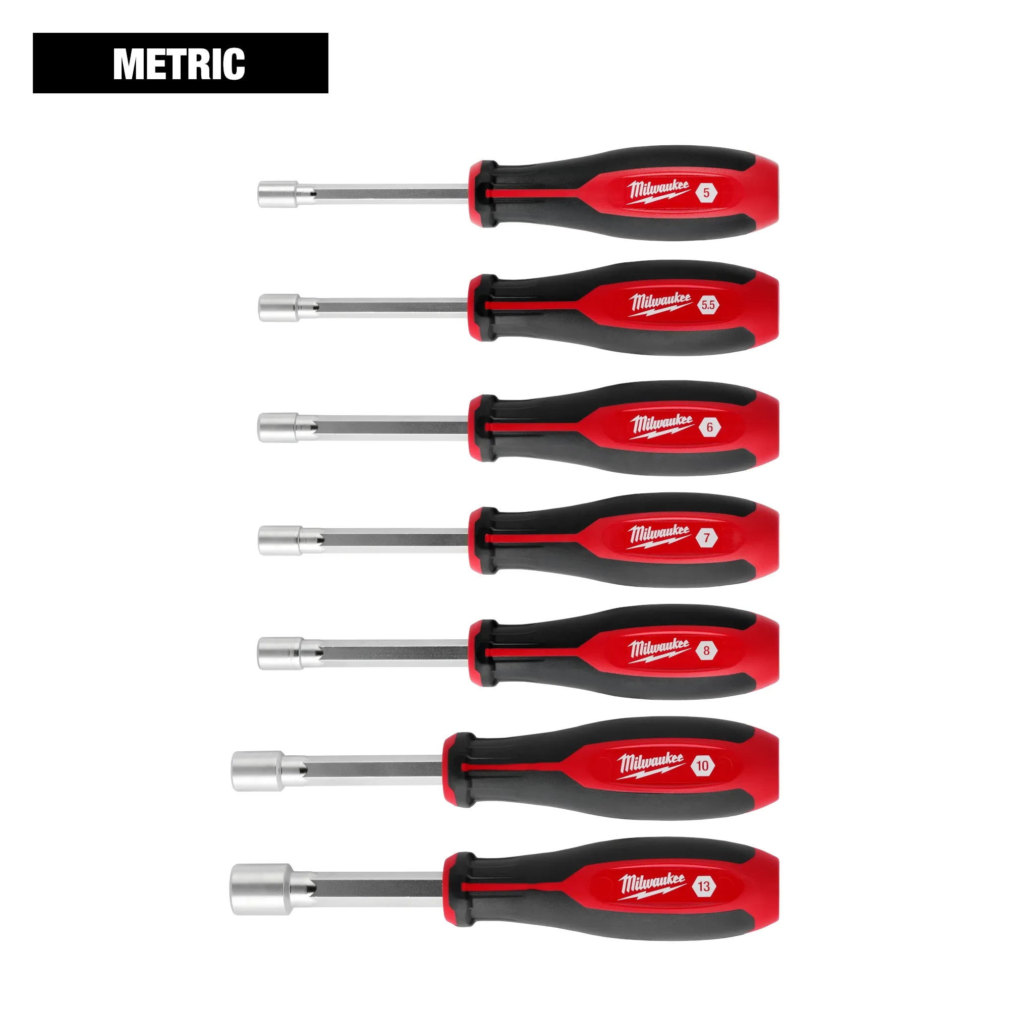 MILWAUKEE Metric HOLLOWCORE™ Nut Driver Set The Power Tool Store