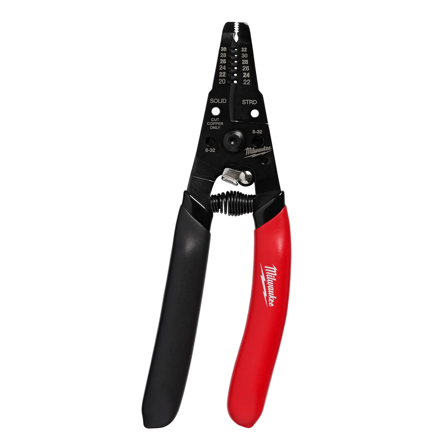 MILWAUKEE 20-32 AWG Low Voltage Dipped Grip Wire Stripper & Cutter