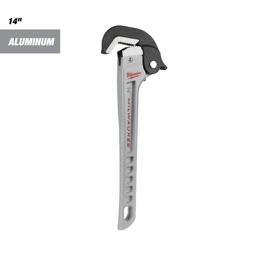MILWAUKEE 14" Aluminum Self-Adjusting Pipe Wrench