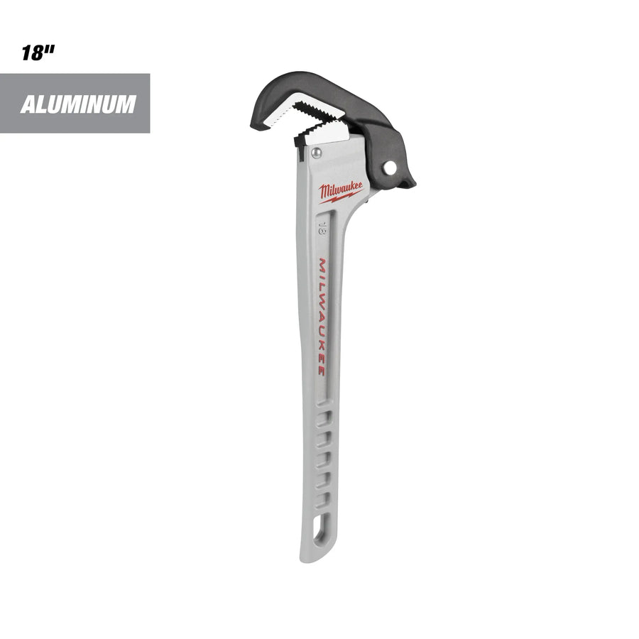 MILWAUKEE 18" Aluminum Self-Adjusting Pipe Wrench