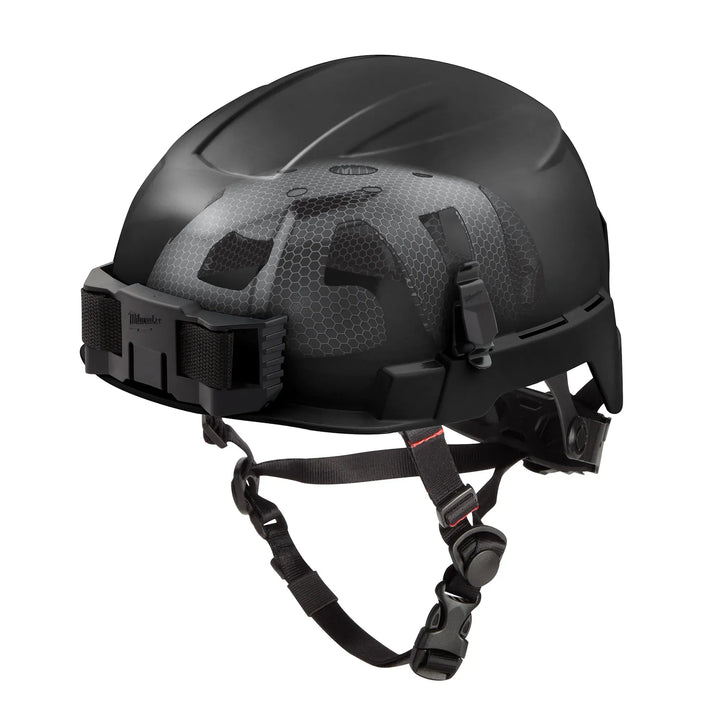 MILWAUKEE Black Class E, Unvented BOLT™ Safety Helmet w/ IMPACT ARMOR™ Liner