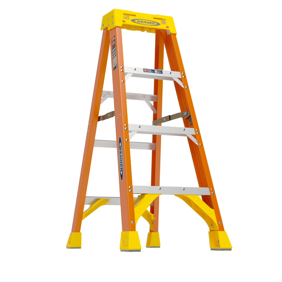WERNER 4' Type IA Fiberglass Step Ladder