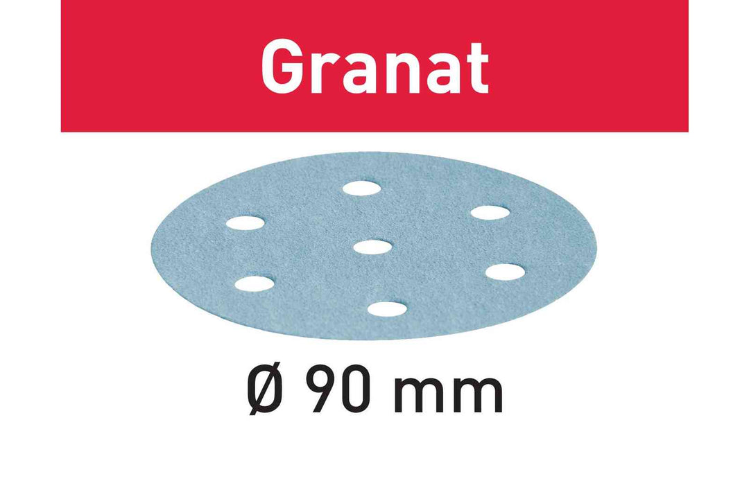 FESTOOL Abrasive Sheet Granat STF D90/6 (50 PACK)