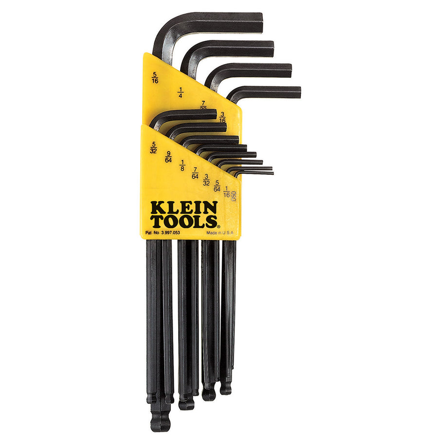 KLEIN TOOLS 12 PC. L Style Ball End Hex Key Caddy Set