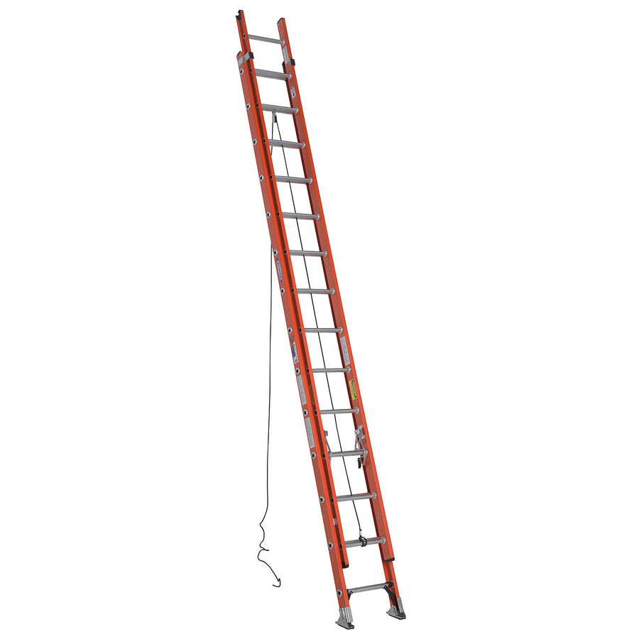 WERNER 28' Type IA Fiberglass D-Rung Extension Ladder