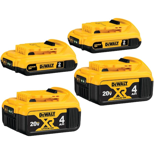 DeWalt 20V MAX* Compact 4Ah Battery Starter Kit DCB240C