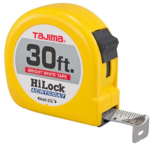 TAJIMA 30' HI-LOCK™ Measuring Tape