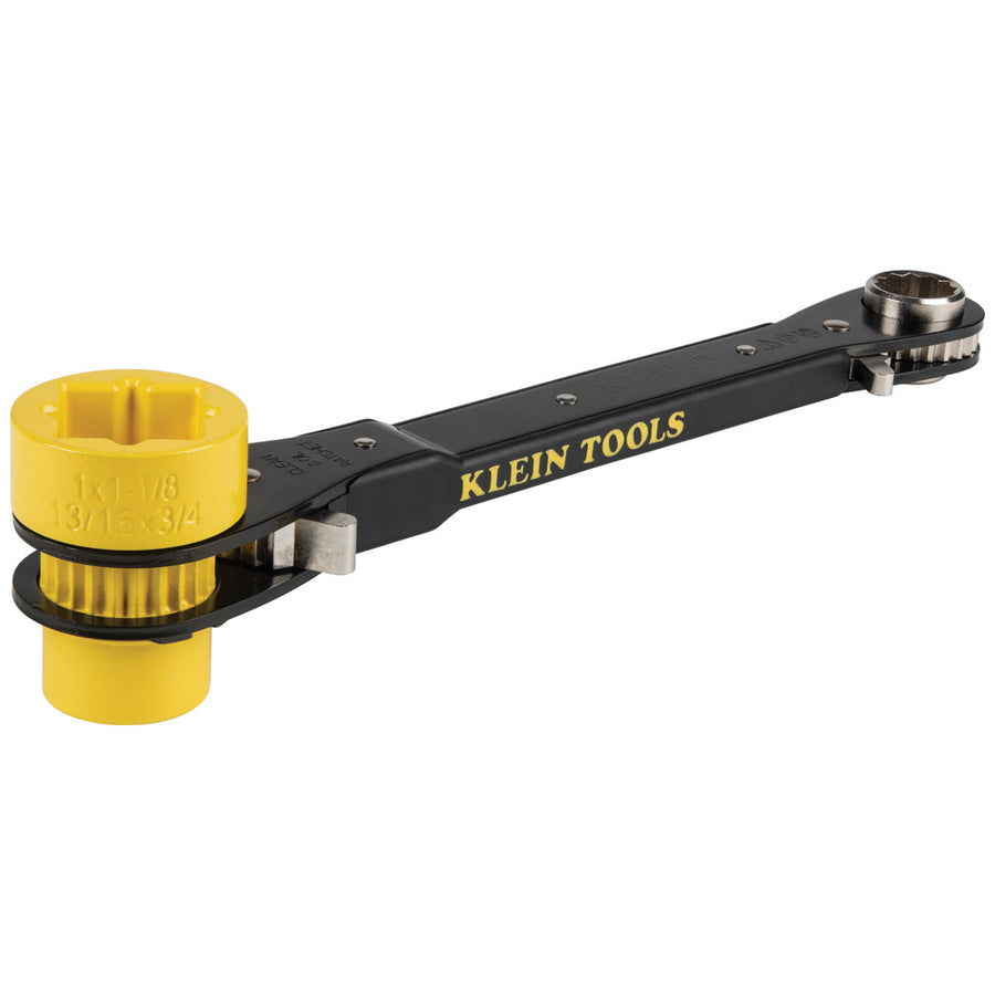 KLEIN TOOLS Heavy-Duty 6-IN-1 Lineman's Ratcheting Wrench
