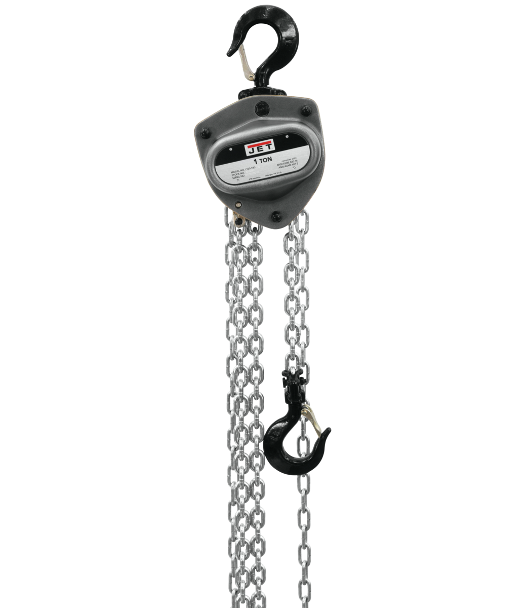 JET 1-Ton Hand Chain Hoist w/ Overload Protection