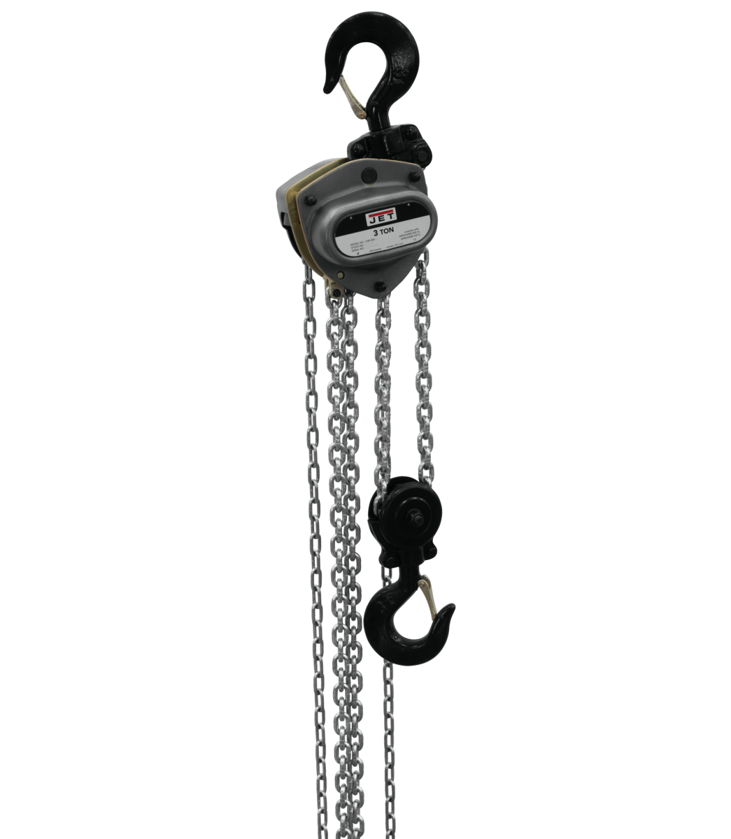 JET 3-Ton Hand Chain Hoist w/ Overload Protection