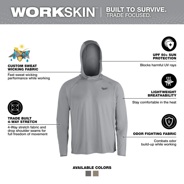 MILWAUKEE WORKSKIN™ Hooded Sun Shirt