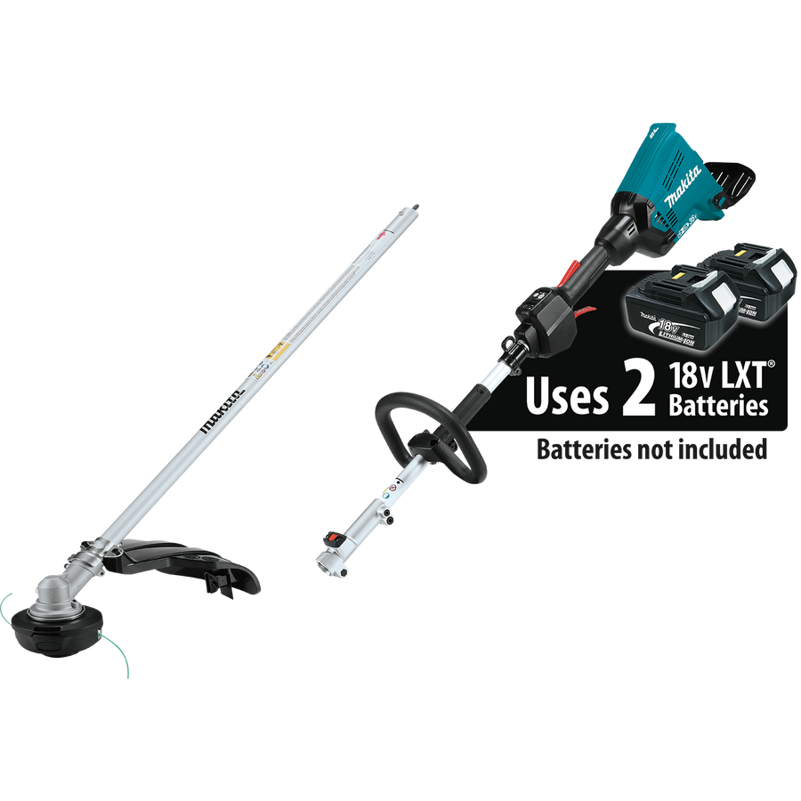 MAKITA 36V (18V X2) LXT® Couple Shaft Power Head w/ String Trimmer Attachment (Tool Only)