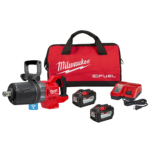 MILWAUKEE M18 FUEL™ 1" D-Handle High Torque Impact Wrench w/ ONE-KEY™ Kit
