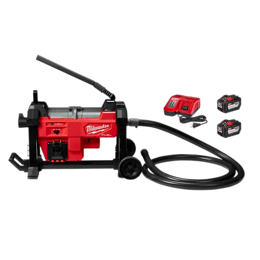 MILWAUKEE M18 FUEL™ Sewer Sectional Machine w/ CABLE-DRIVE™ 1-1/4" Kit