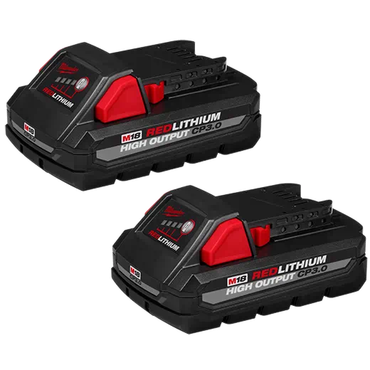 MILWAUKEE M18™ REDLITHIUM™ HIGH OUTPUT™ CP3.0 Battery (2 PACK)
