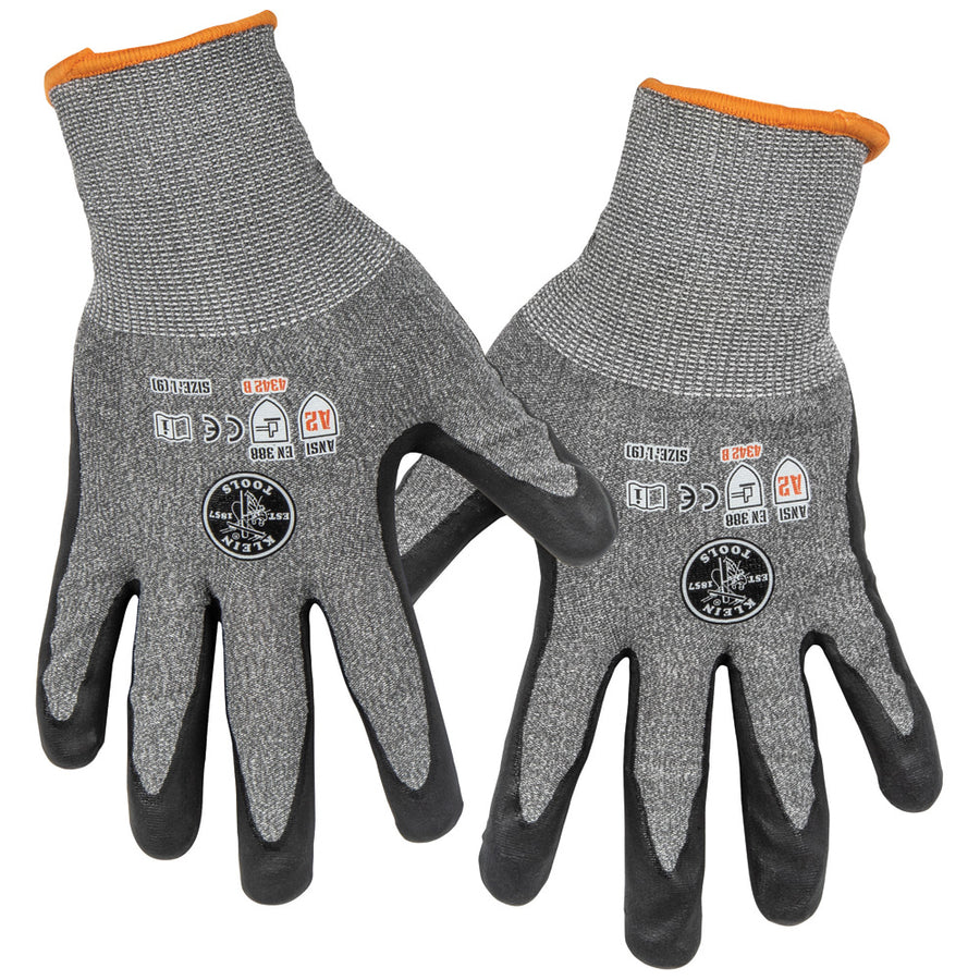 KLEIN TOOLS Touchscreen Cut Level 2 Work Gloves (2 PAIR)