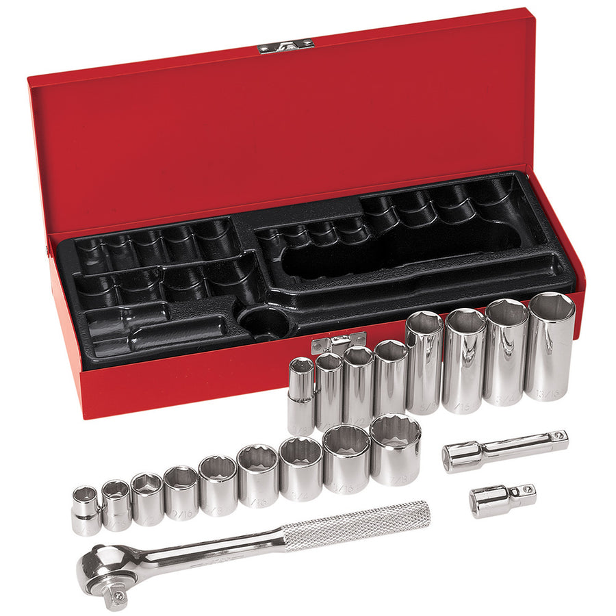 KLEIN TOOLS 20 PC. 3/8" Drive Socket Wrench Set