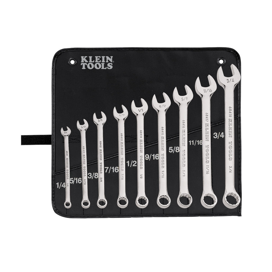 KLEIN TOOLS 9 PC. Combination Wrench Set
