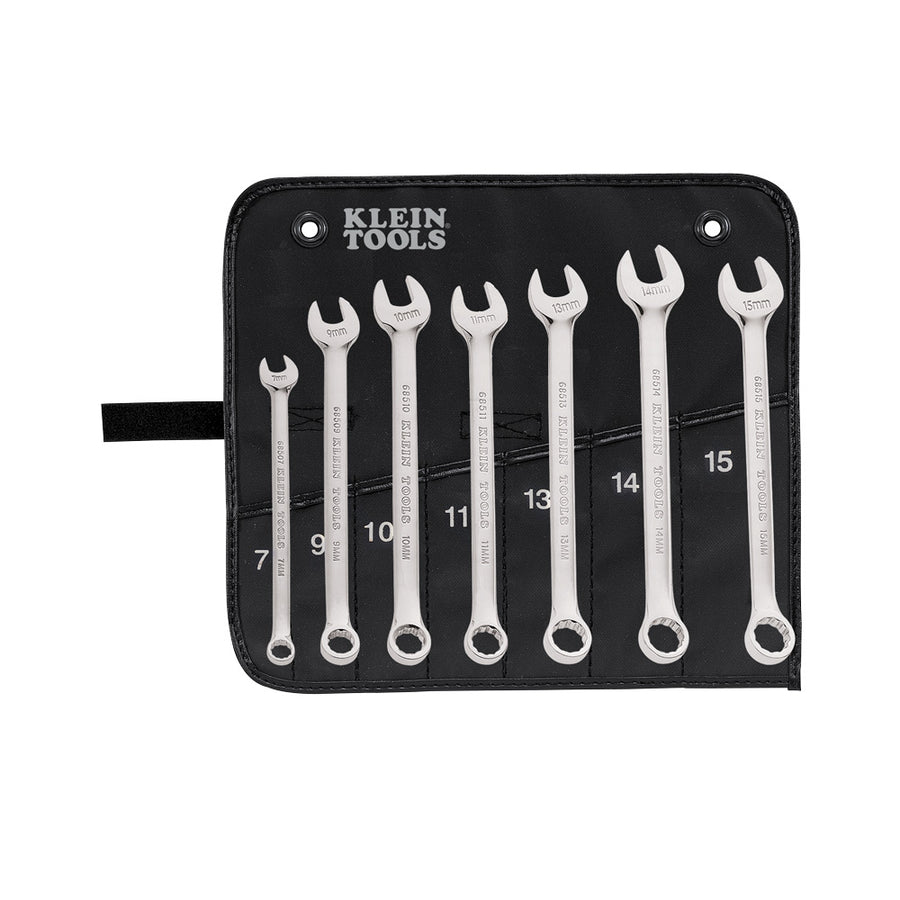 KLEIN TOOLS 7 PC. Metric Combination Wrench Set