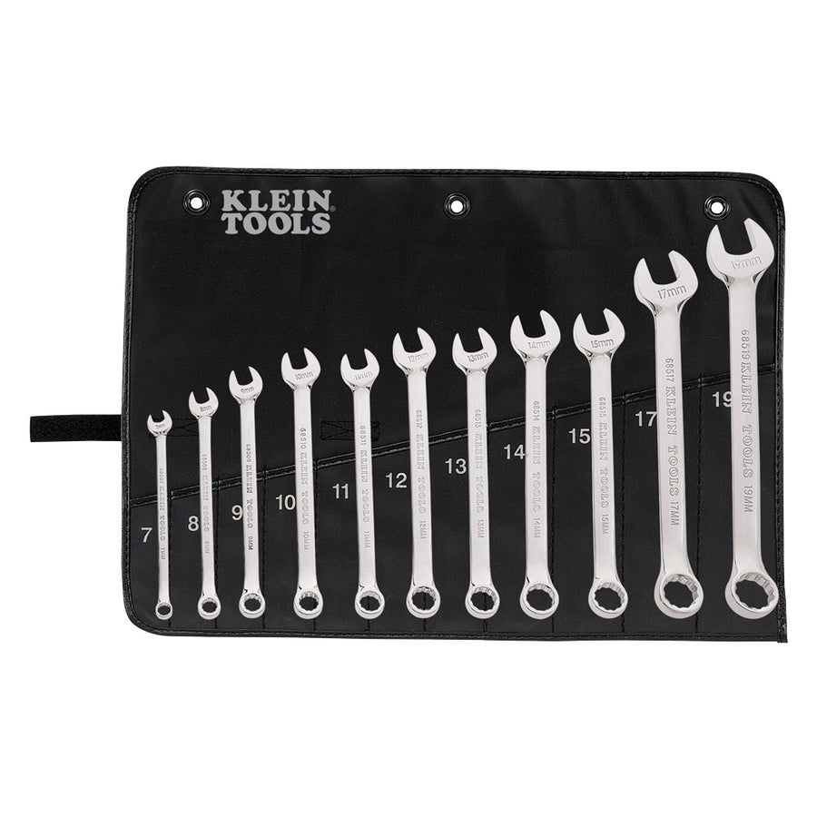 KLEIN TOOLS 11 PC. Metric Combination Wrench Set