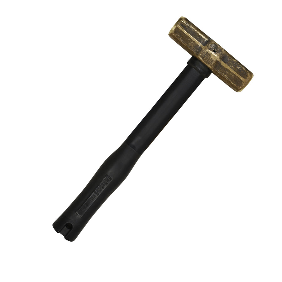 KLEIN TOOLS 7 lb Brass Sledge Hammer w/ Rubber Handle
