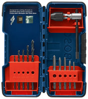 BOSCH 11 pc. Tap and Drill Bit Combo Set
