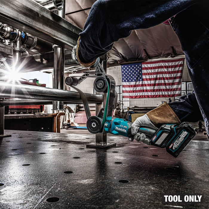 Makita GSB02Z 40V max XGT® Brushless Cordless 1-9/16" x 30" Pipe Belt Sander, Tool Only