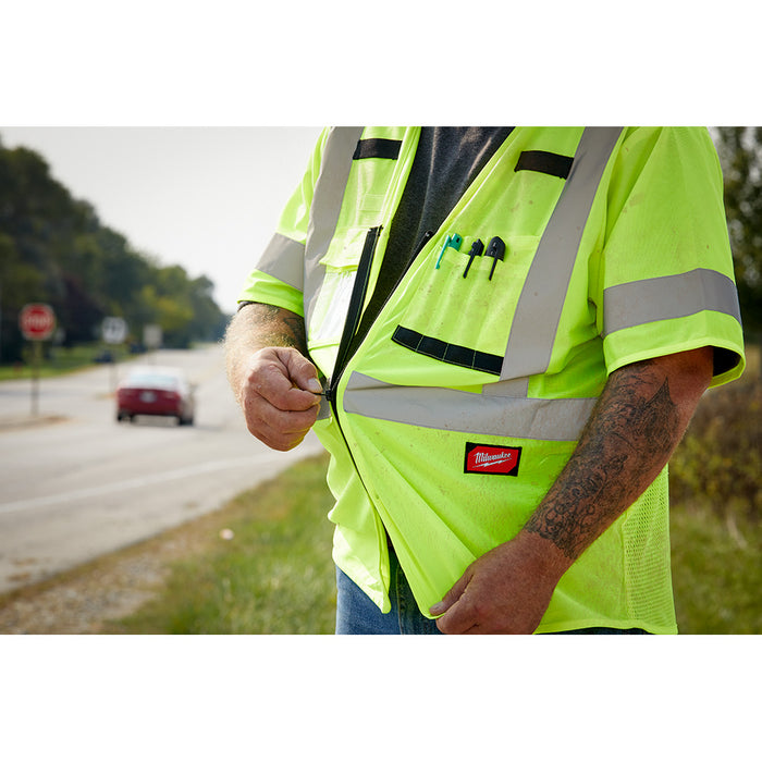 MILWAUKEE Class 3 High Visibility Safety Vest