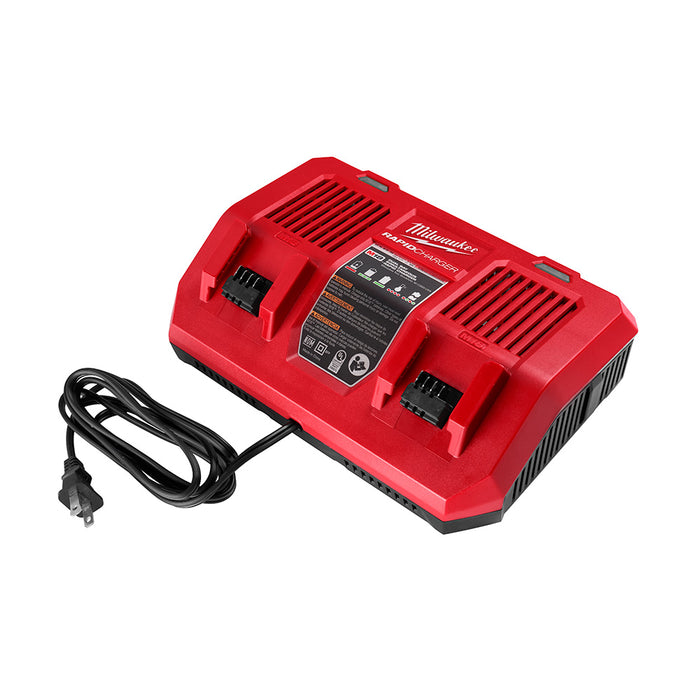 Milwaukee M18 Dual Bay Simultaneous Rapid Charger M18 48-59-1802