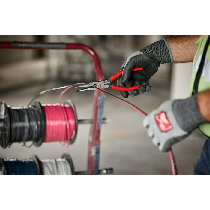 Alicates de punta larga sumergidos de 8" MILWAUKEE