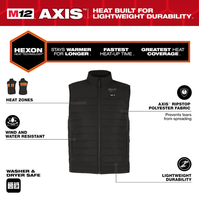 MILWAUKEE M12™ Heated AXIS™ Vest Kit