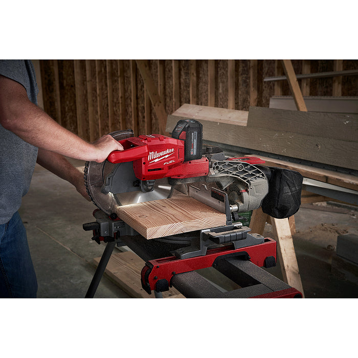 MILWAUKEE M18 FUEL™ 10" Dual Bevel Sliding Compound Miter Saw Kit