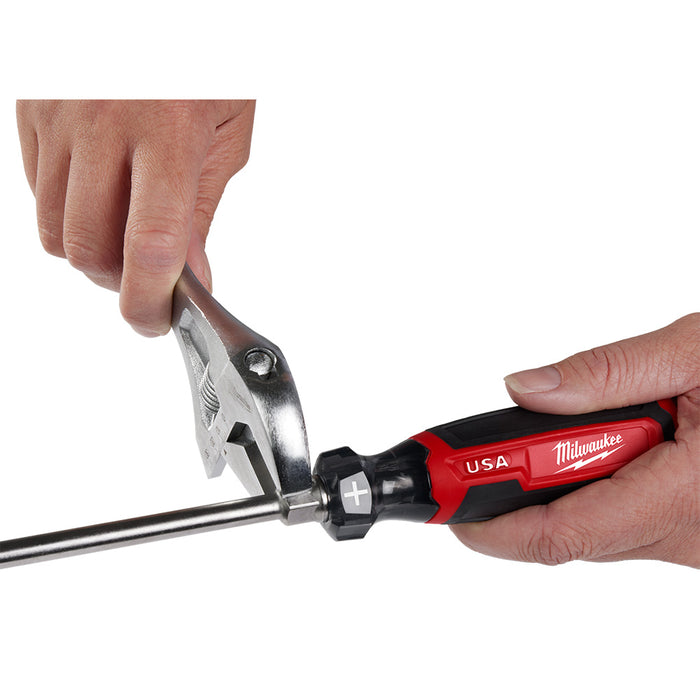 MILWAUKEE 3/8" Slotted 8" Cushion Grip Screwdriver