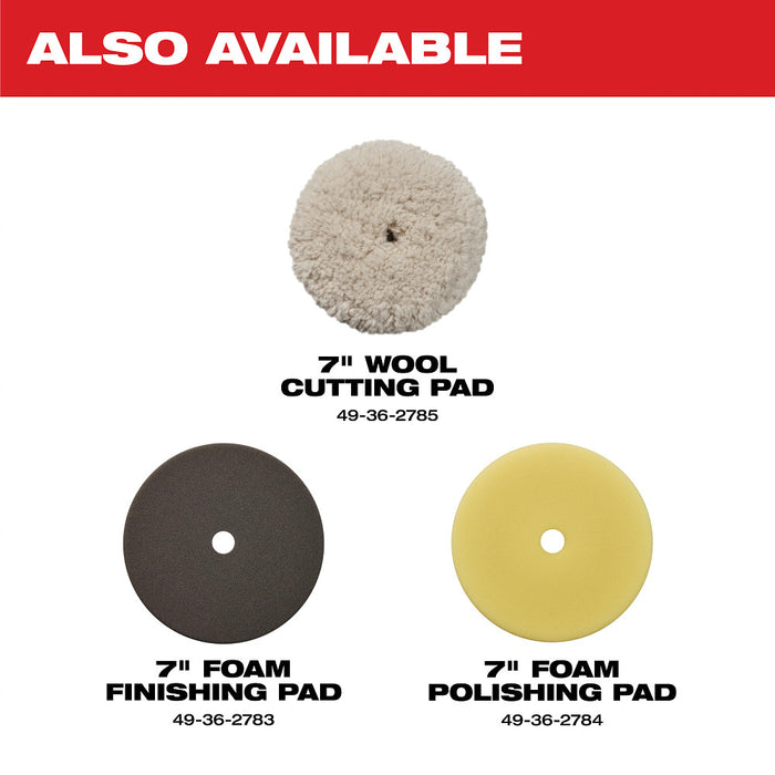 Milwaukee Tools 7 In. Wool Cutting Pad 49-36-2785