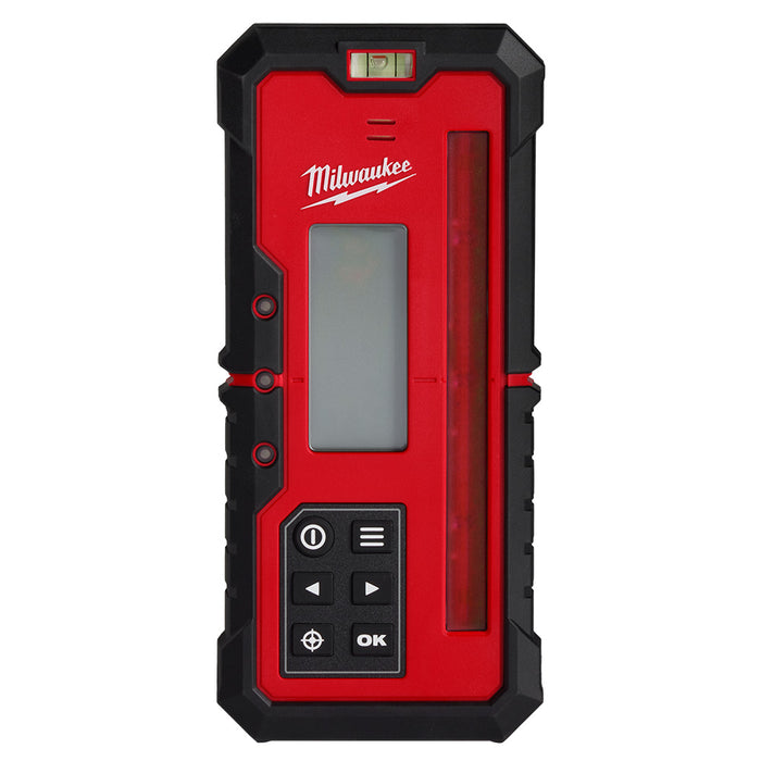 Receptor láser giratorio de doble pendiente para exterior rojo MILWAUKEE