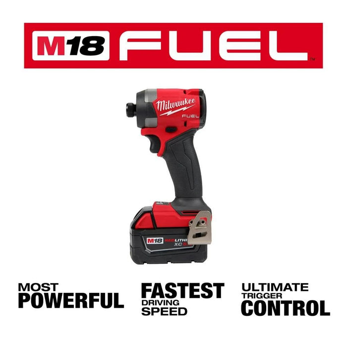 MILWAUKEE M18 FUEL™ Kit de destornillador de impacto hexagonal de 1/4"
