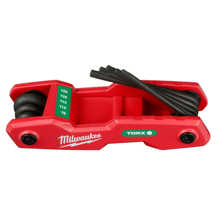 MILWAUKEE 8-Key Folding Hex Key Set - Torx