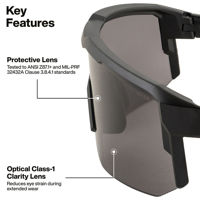 Klein Tools Blade Safety Glasses, Shaded Gray Lens