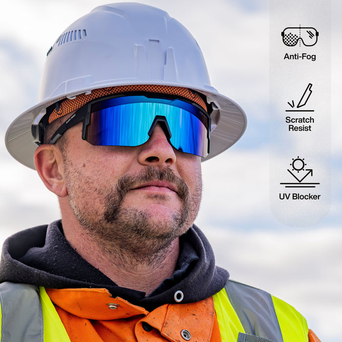 Klein Tools Polarized Blade Safety Glasses, Blue Lens