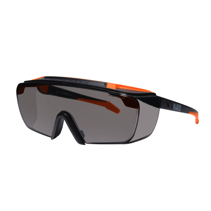 Klein Tools Over-The-Glasses Safety Glasses, Shaded Gray Lens