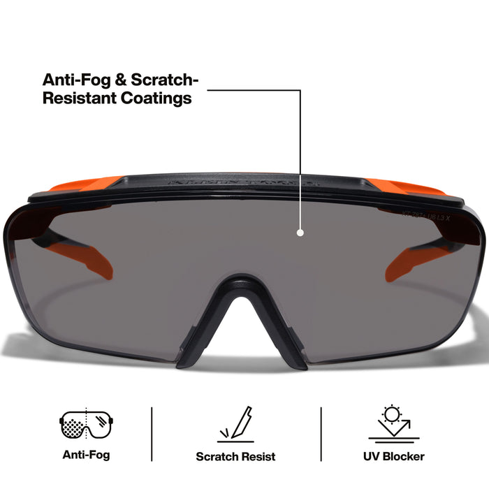 Klein Tools Over-The-Glasses Safety Glasses, Shaded Gray Lens