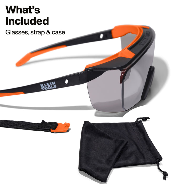 Klein Tools Over-The-Glasses Safety Glasses, Shaded Gray Lens