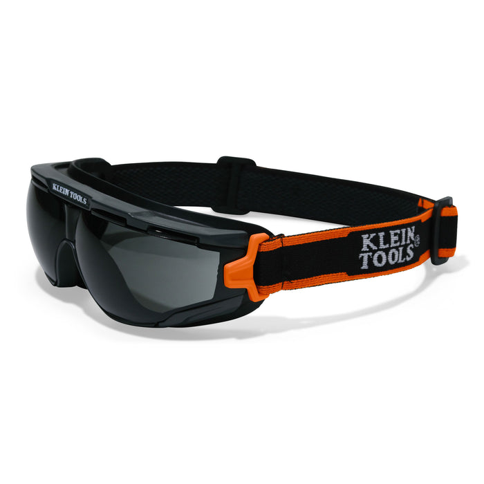 Klein Tools Compact Safety Goggles, Shaded Gray Lens
