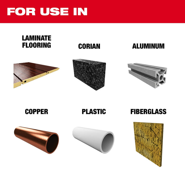 Hoja de sierra de cadena MILWAUKEE de 6-1/2" 52T