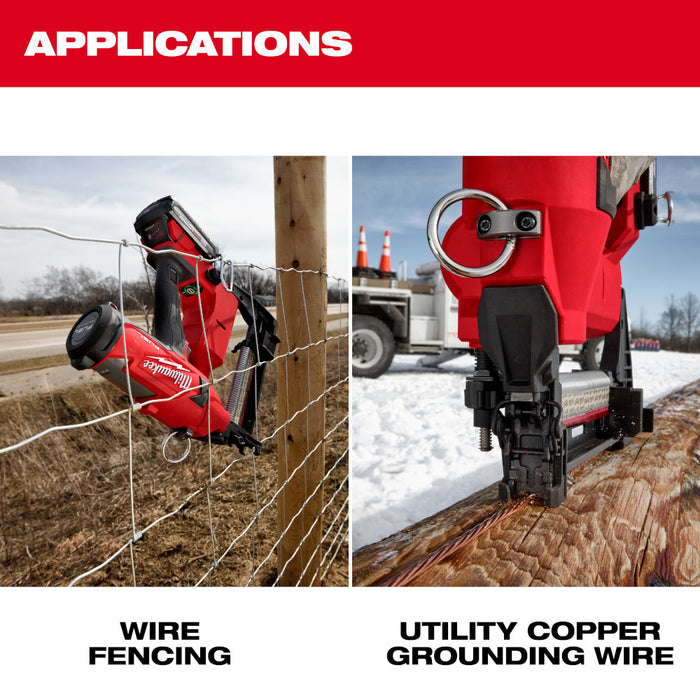 Grapas galvanizadas MILWAUKEE de calibre 9 de 2"