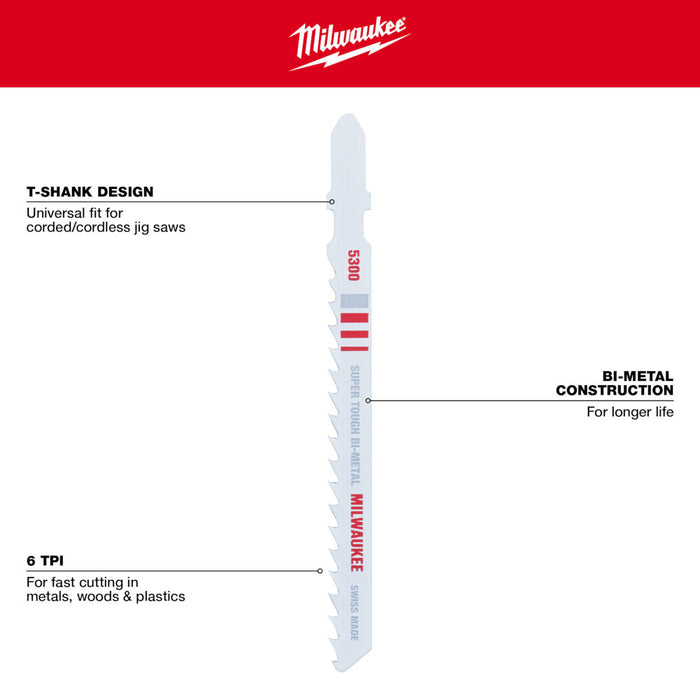 Milwaukee Tools Jig Saw Blade Shank 48-42-5300