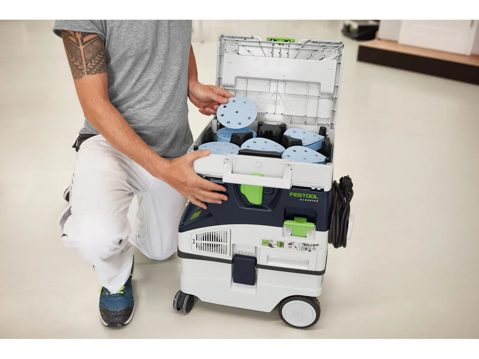 FESTOOL Abrasives Systainer³ Granat D125 GR SYS