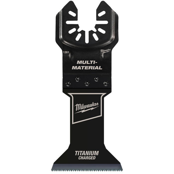 MILWAUKEE 1-3/4" Universal Fit OPEN-LOK™ TITANIUM CHARGED™ Bi-Metal Multi-Material Blades